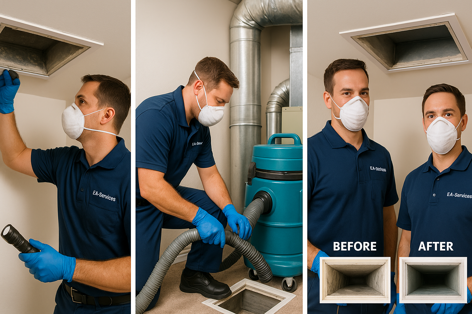 Professional air duct cleaning process in Placitas